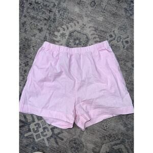 Commense Pink Red Linen Shorts. Summer Shorts , Breathable Shorts trendy boxer